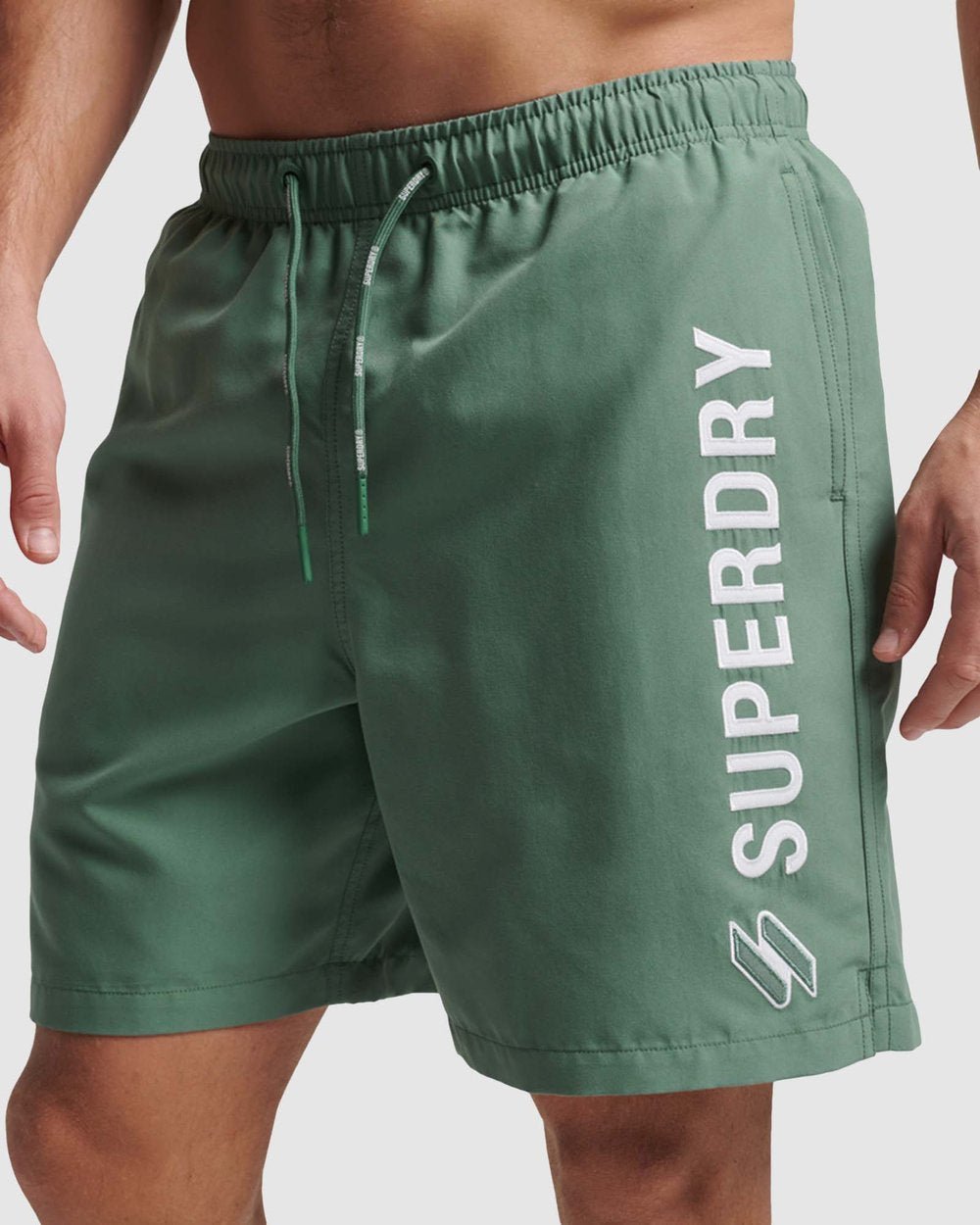 Code Applque 19Inch Swim Short - Forest Night Green - Chillis & More NZ