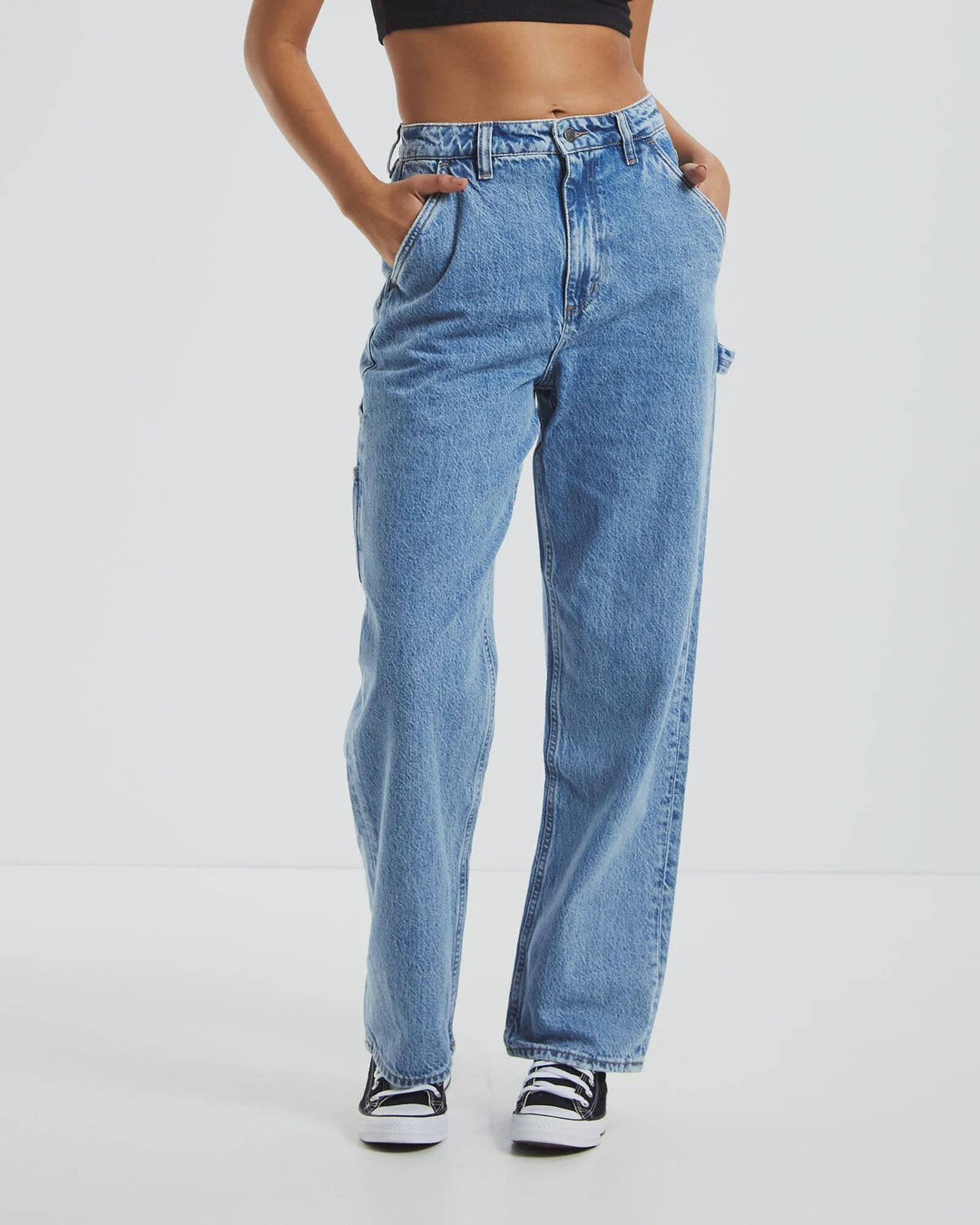 Hi Baggy Carpenter 90s Stonewash - Chillis & More NZ
