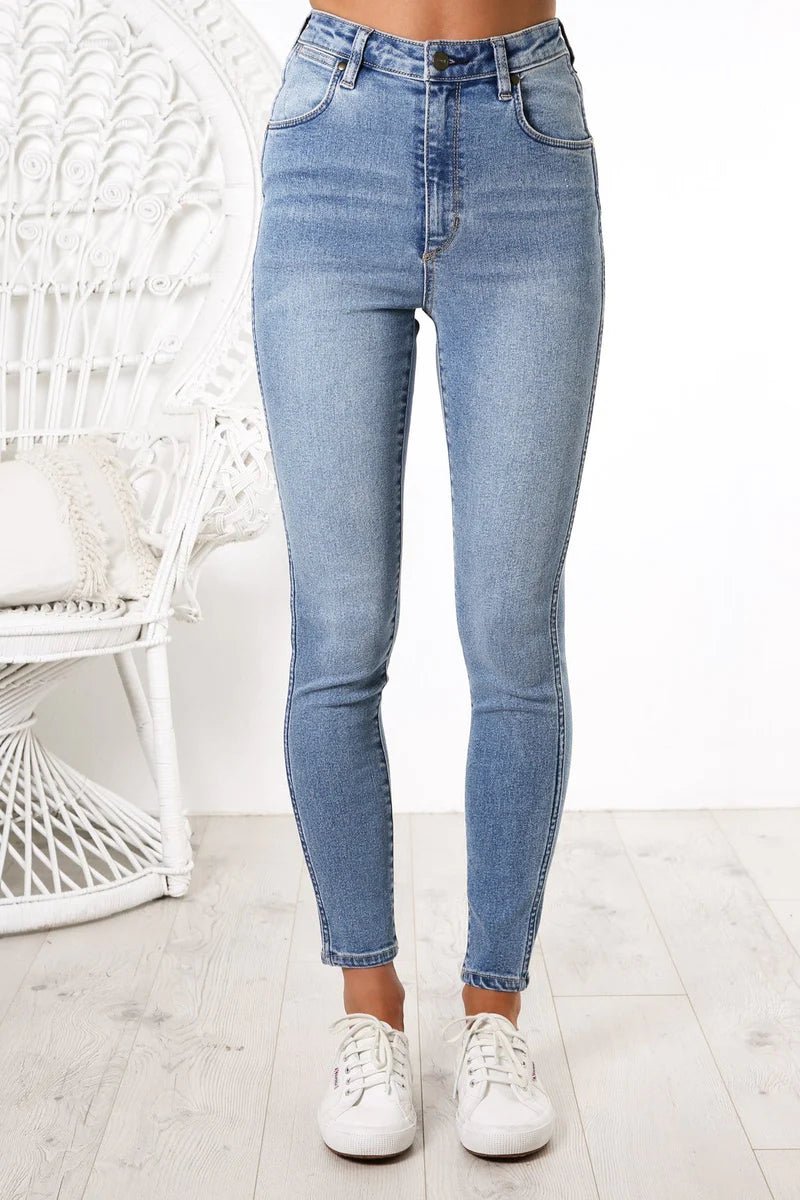 Hi Pins Cropped Jean -Highway Queen Blue - Chillis & More NZ