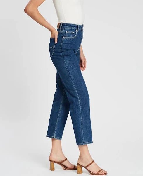 High Straight Jean - Smooth Indigo - Chillis & More NZ