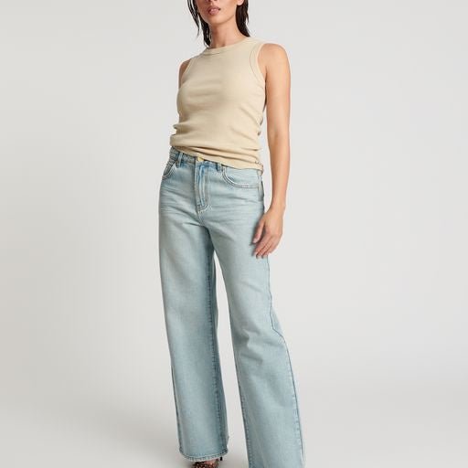 Jackson Mid Waist Wide Leg Jeans - Chillis & More NZ