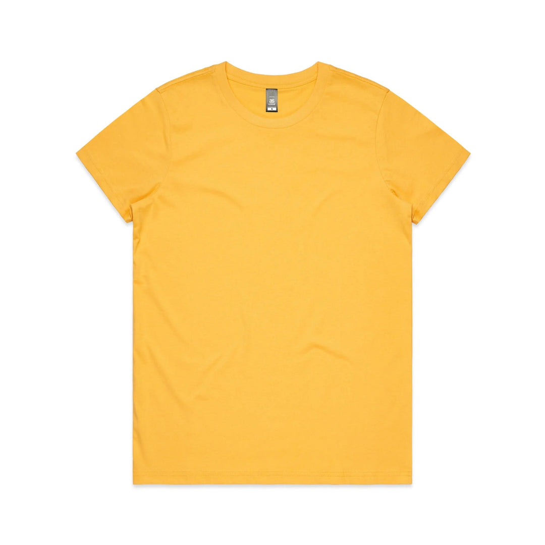 Maple Tee - Yellow - Chillis & More NZ