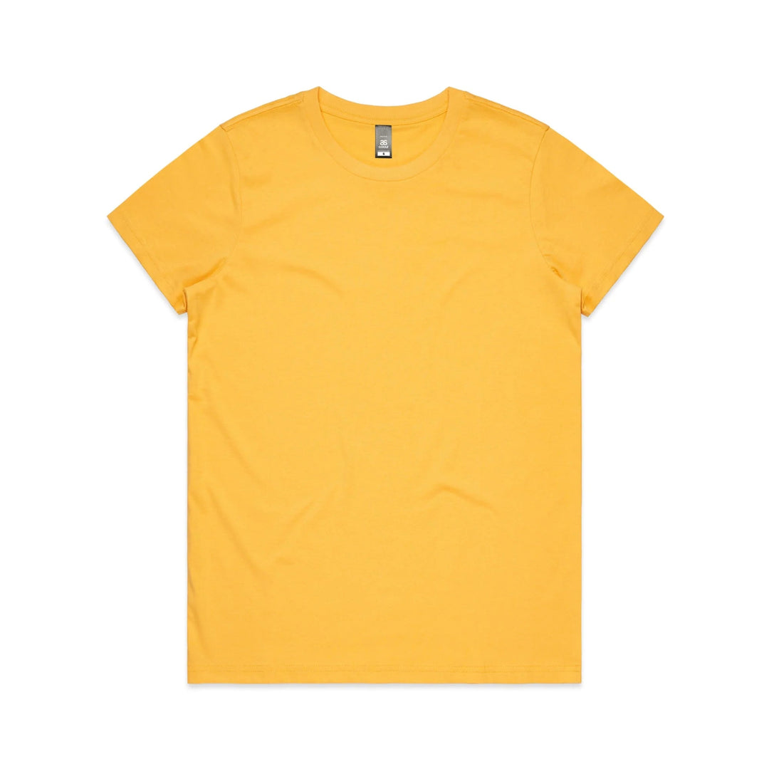 Maple Tee - Yellow - Chillis & More NZ