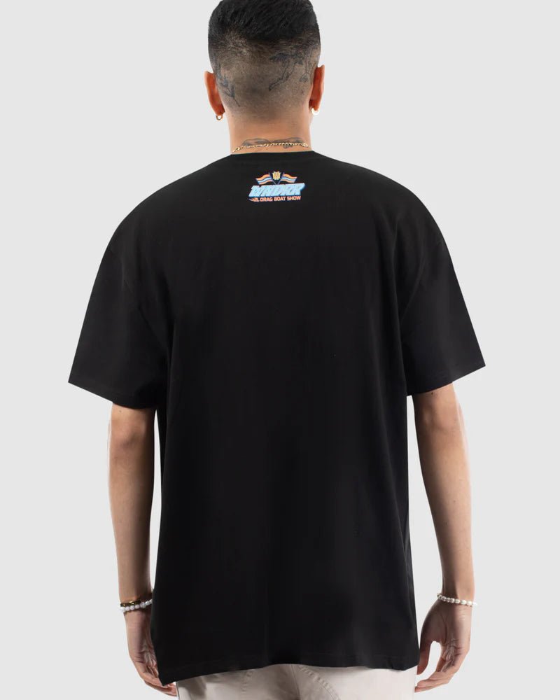 River Hoons Box Fit Tee - Black - Chillis & More NZ