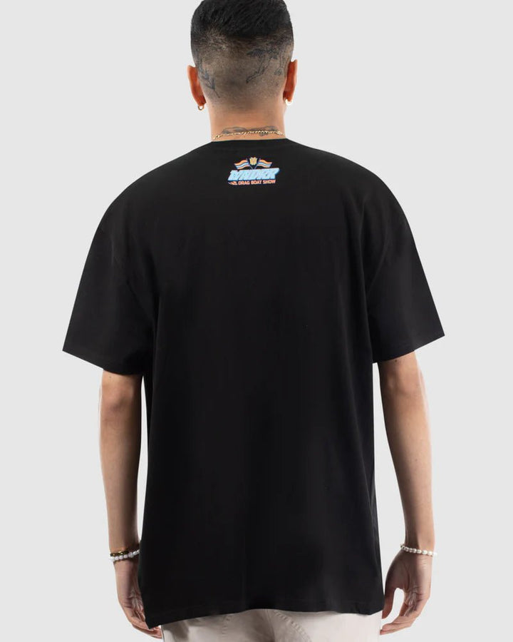 River Hoons Box Fit Tee - Black - Chillis & More NZ