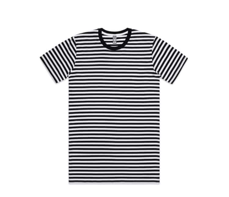 Staple Stripe Tee Black/White - Chillis & More NZ