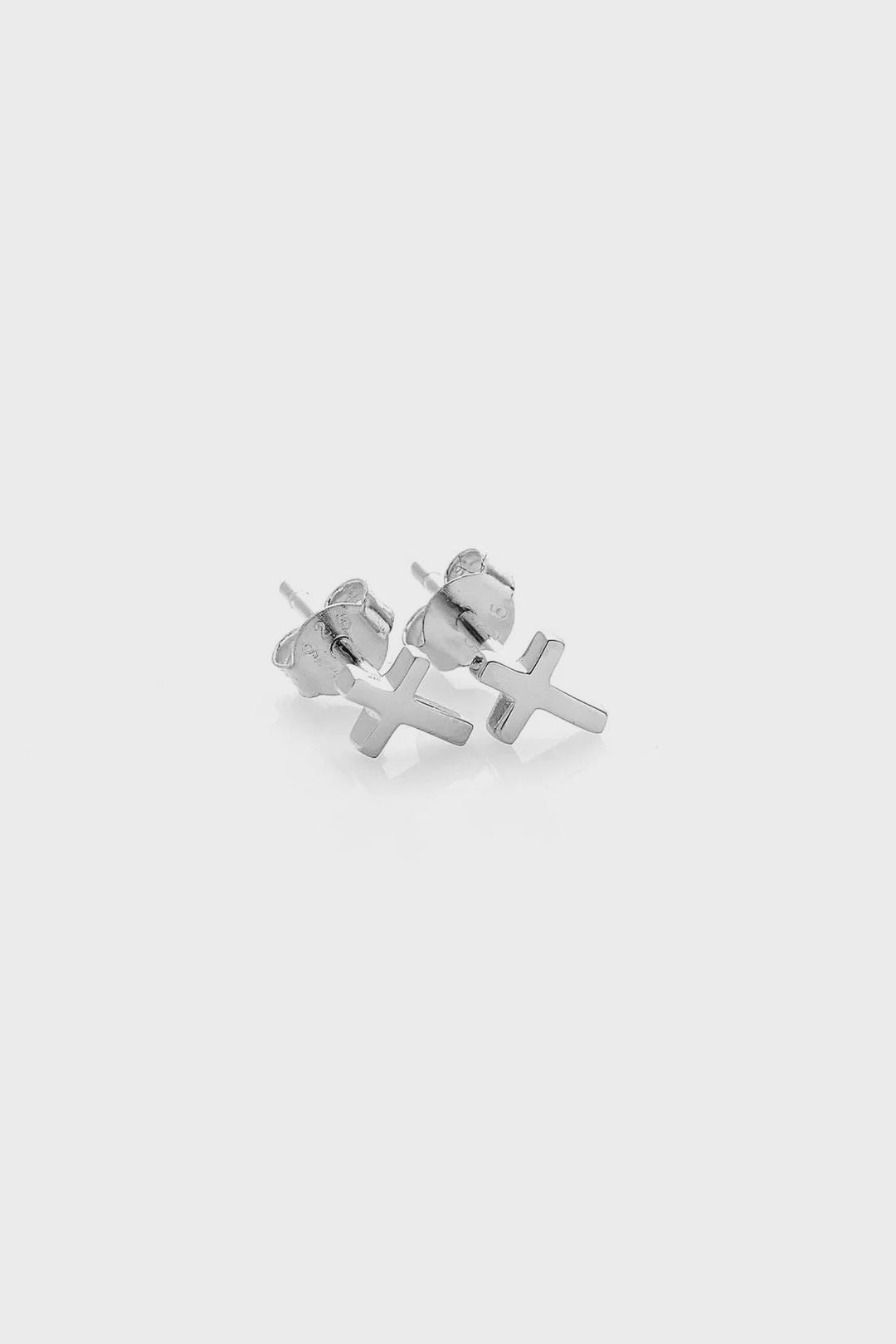 Tiny Stolen Cross Earrings - Chillis & More NZ