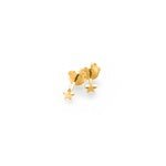 Tiny Stolen Star Earrings - Gold Plated - Chillis & More NZ
