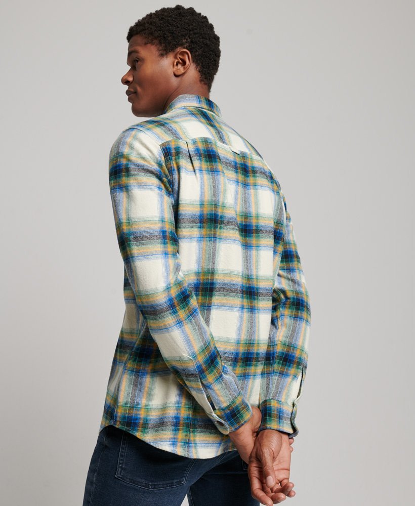 Vintage Check Overshirt - Friars Green Check - Chillis & More NZ