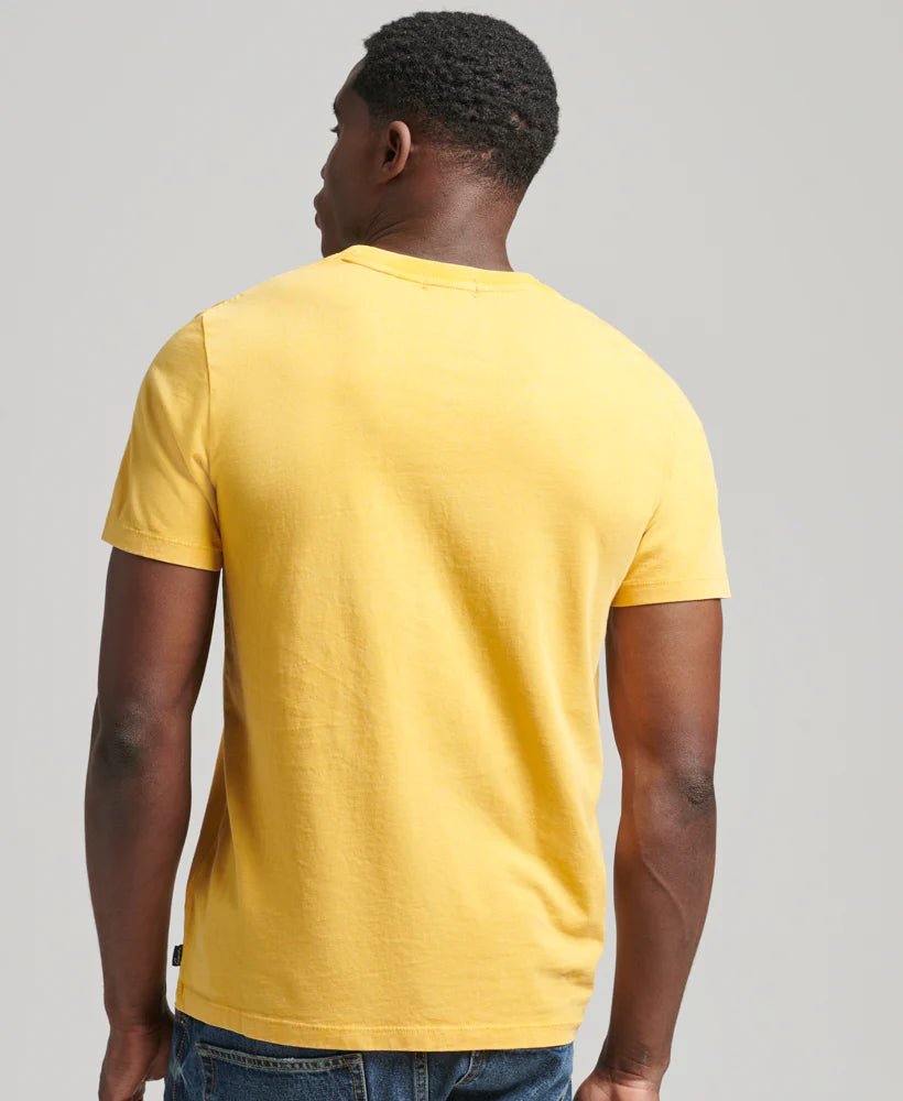 Vintage Copper Label Tee - Pigment Yellow - Chillis & More NZ