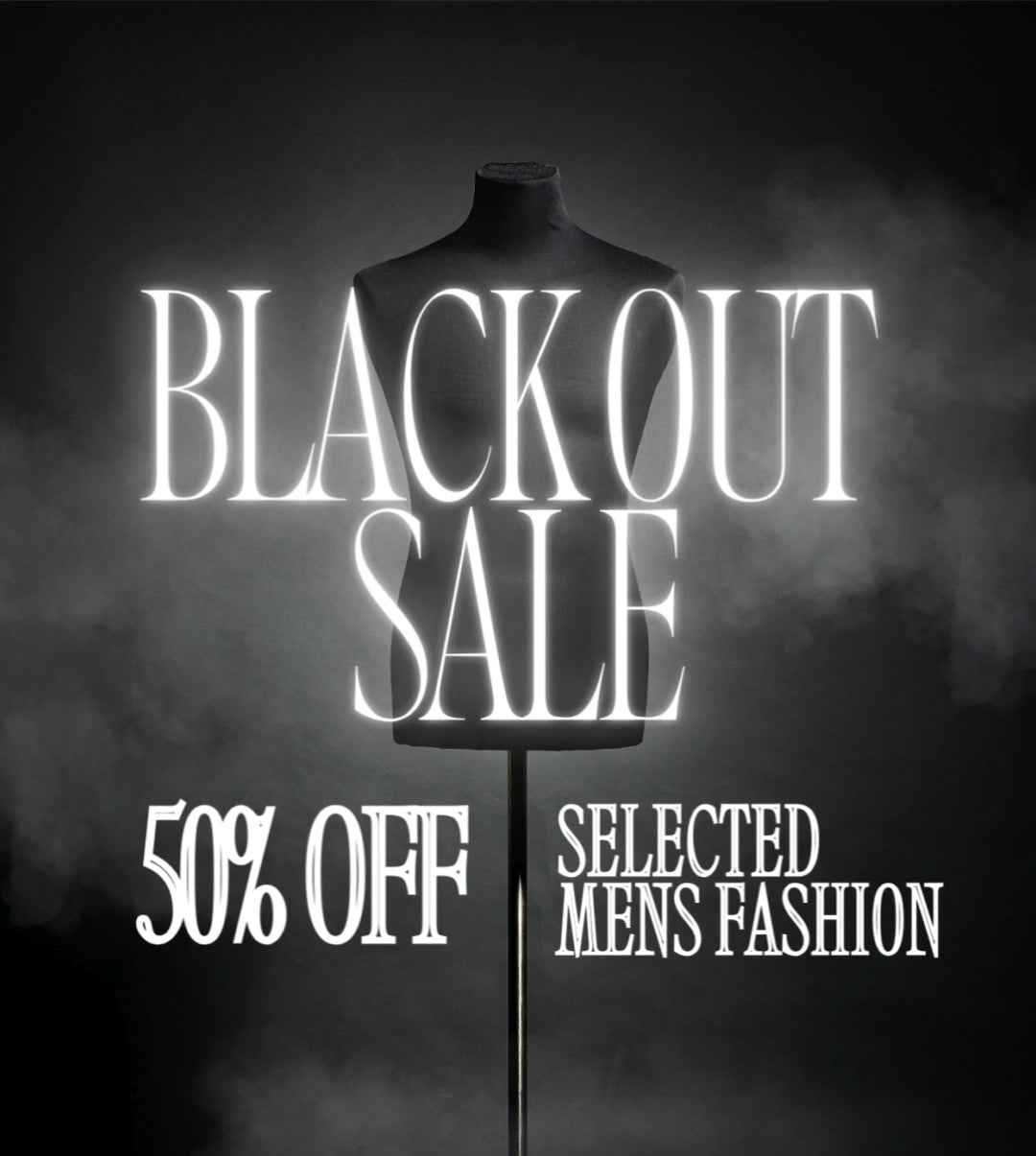 MENS BLACKOUT SALE