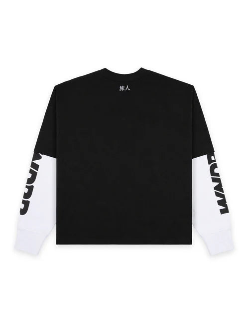 Shodo Layered L/S Tee - Black