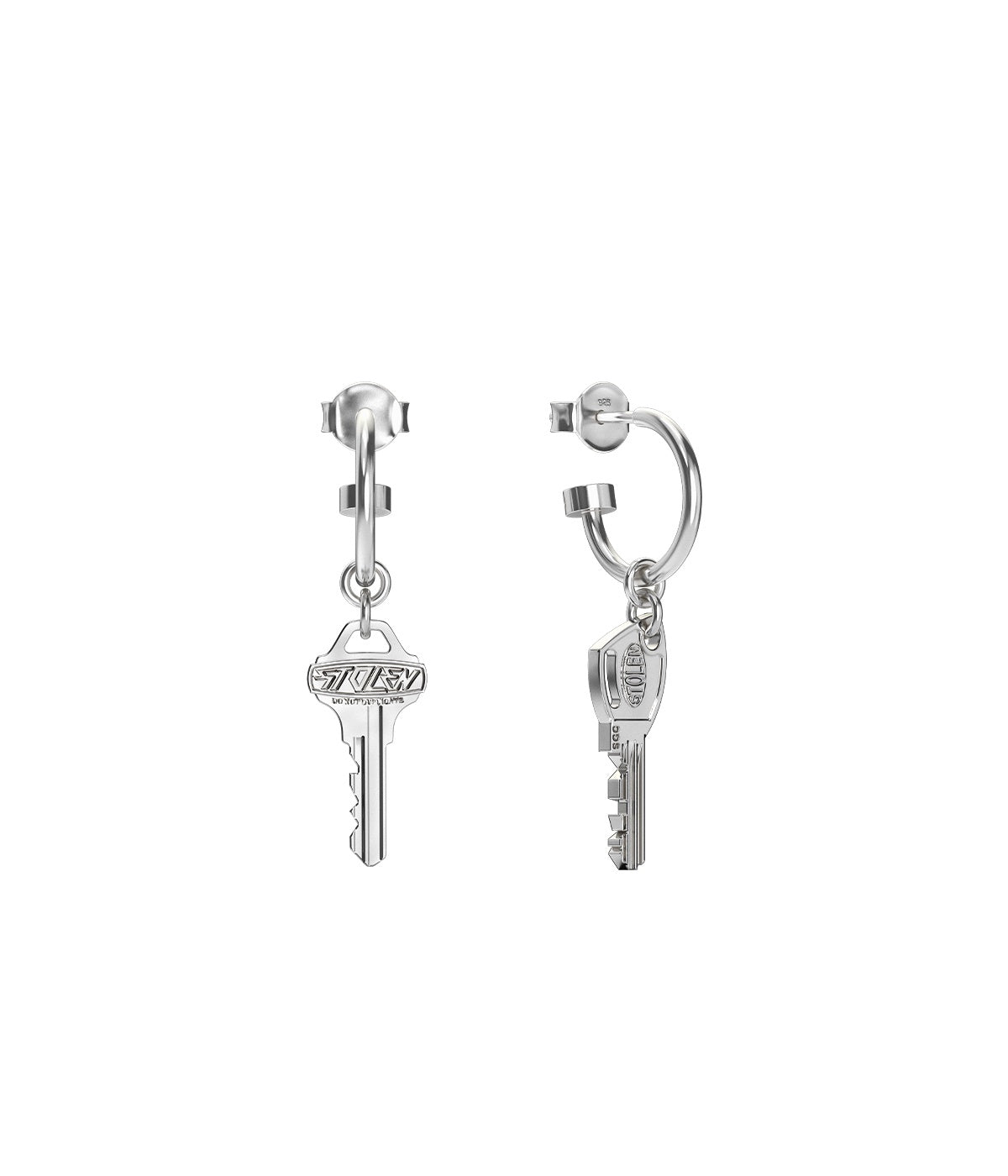 Master Key Anchor Earrings