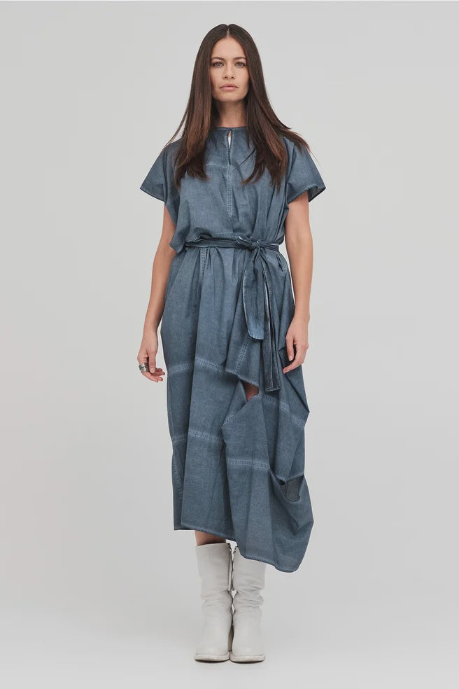 Bisect Dress - Diffused Indigo