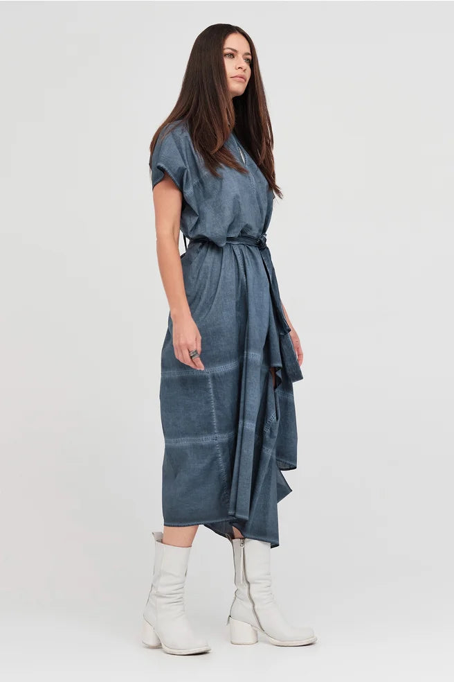 Bisect Dress - Diffused Indigo