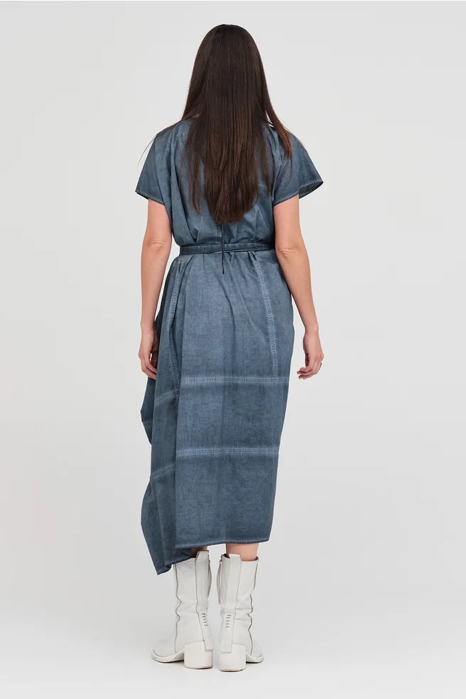Bisect Dress - Diffused Indigo