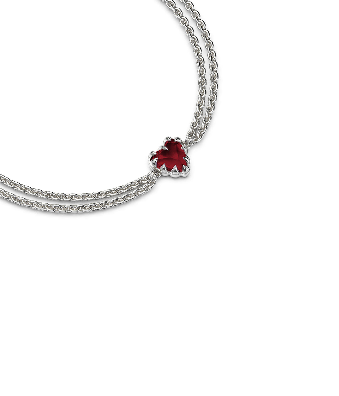 Love Claw Bracelet - Garnet