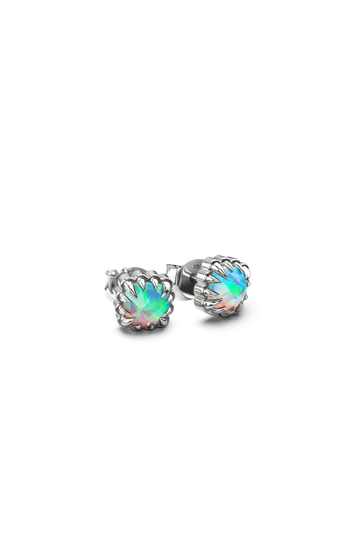 Mini Claw Studs - Opal