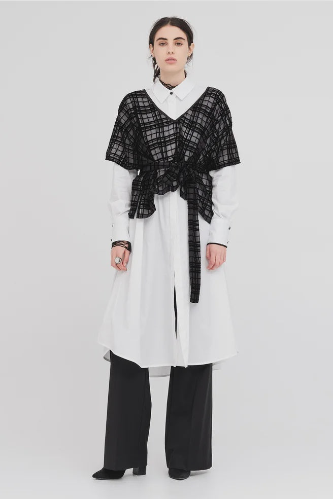 Tracer Tunic - Black Check
