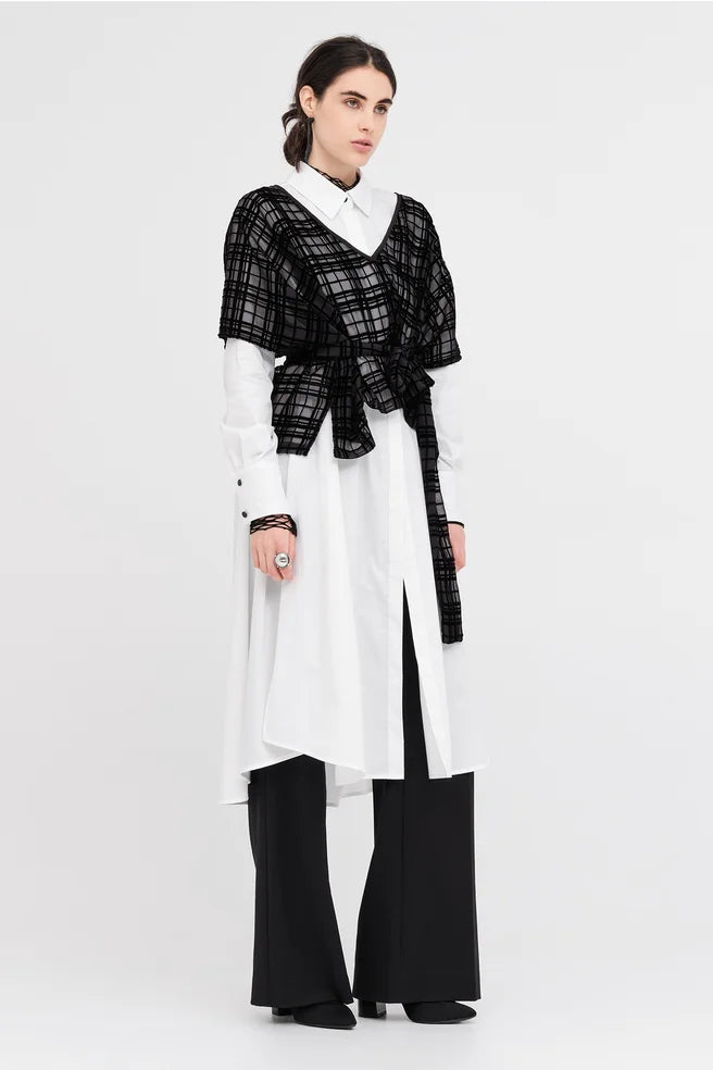 Tracer Tunic - Black Check