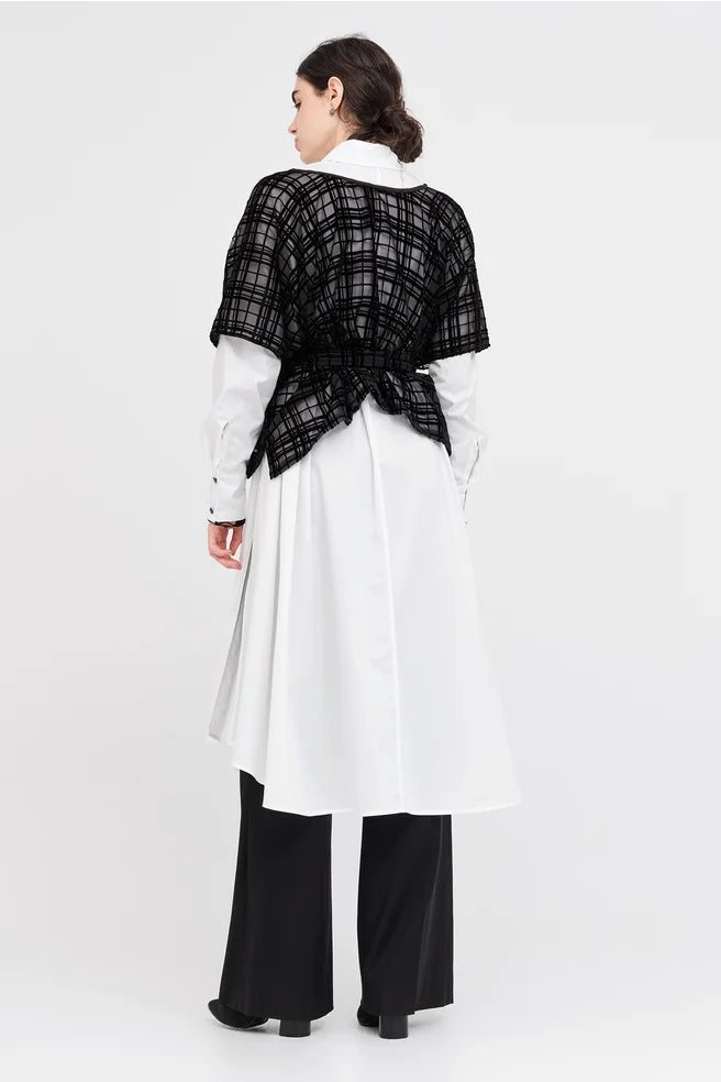Tracer Tunic - Black Check