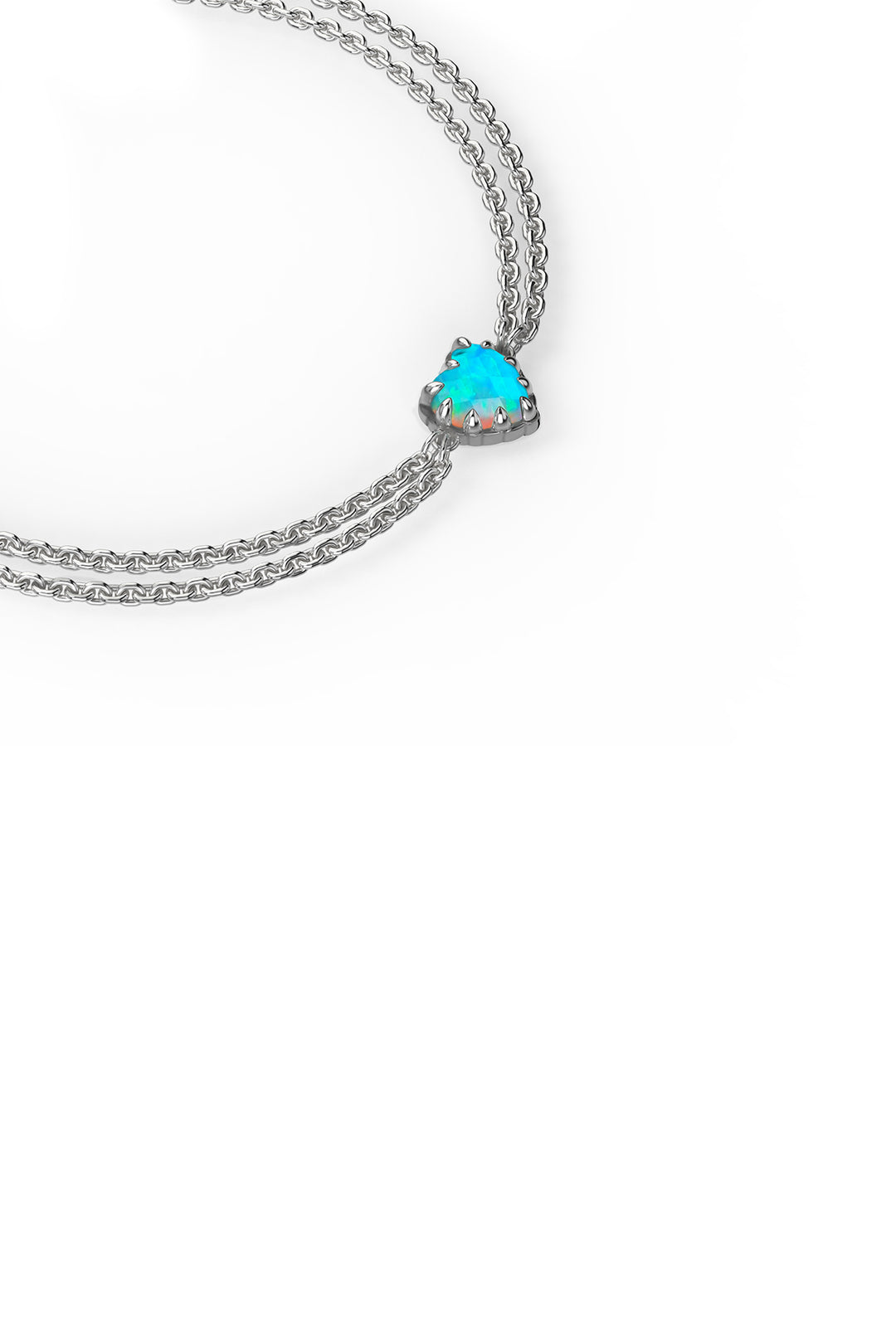 Love Claw Bracelet - Opal