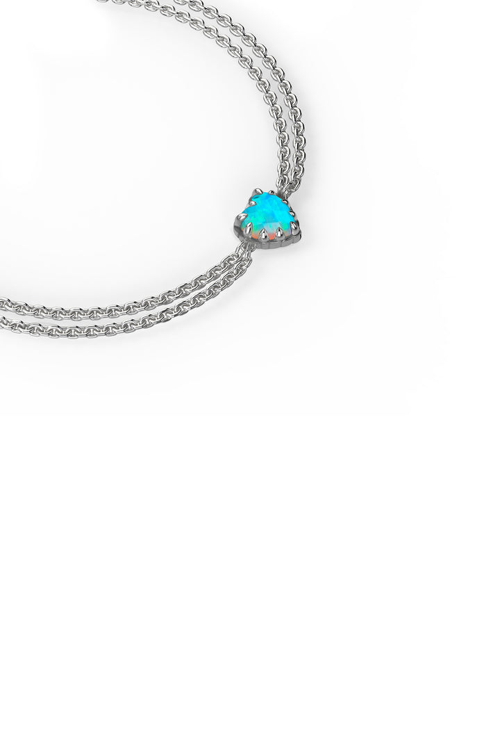 Love Claw Bracelet - Opal