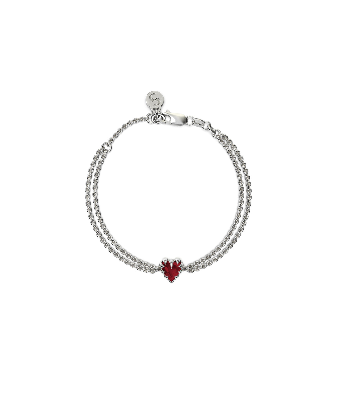 Love Claw Bracelet - Garnet