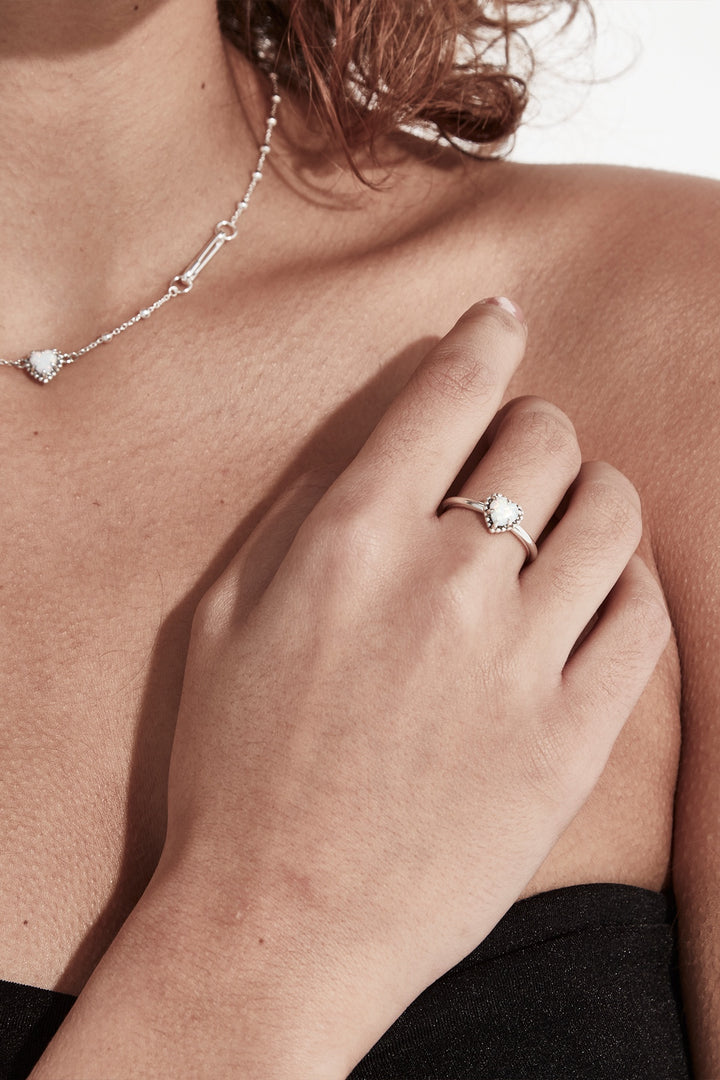 Dahlia's Heart Ring