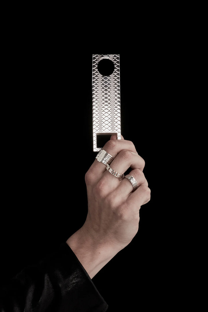 Snake Skin Bar Blade Bottle Opener