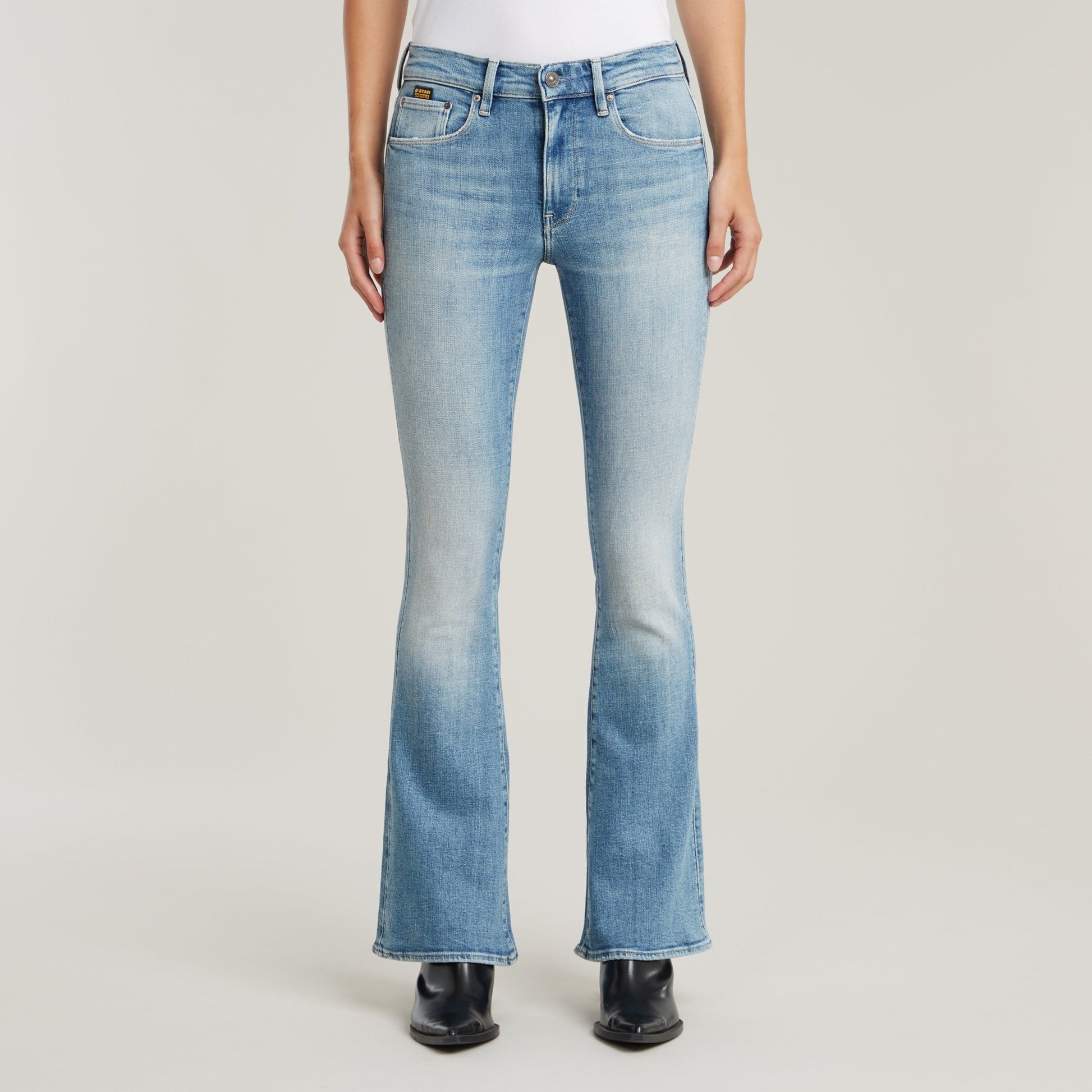 3301 Flare Wmn Jean - Sun Faded Summer Sky - Chillis & More NZ