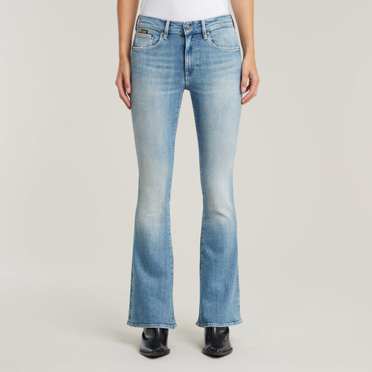 3301 Flare Wmn Jean - Sun Faded Summer Sky - Chillis & More NZ