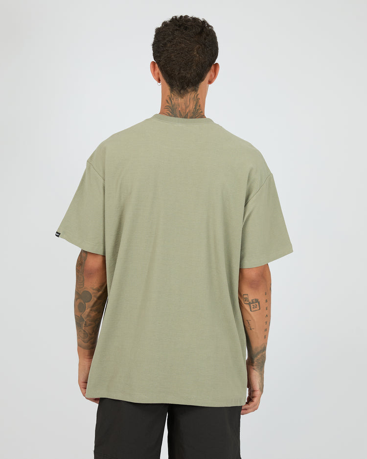 Block Tee - Khaki