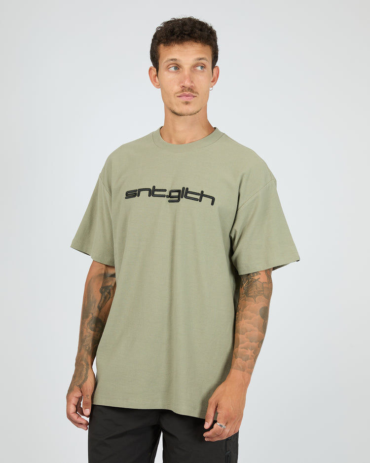 Block Tee - Khaki