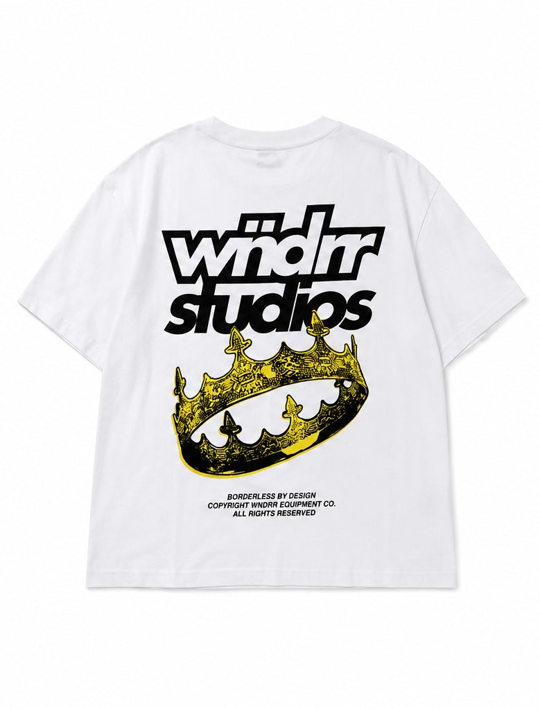 Rule Box Fit Tee - White