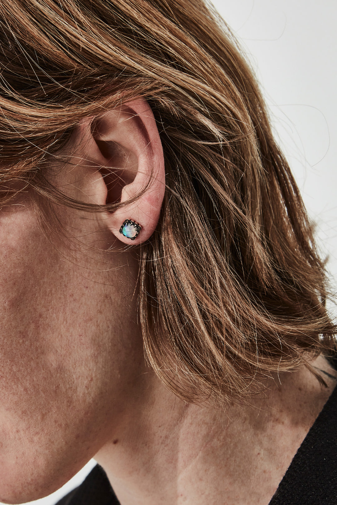 Mini Claw Studs - Opal