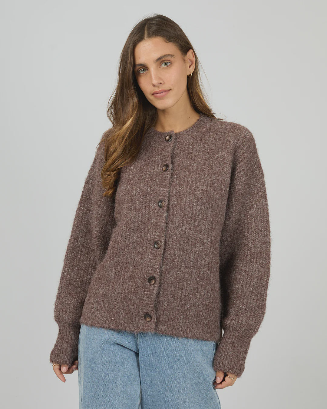 Bonni Knit Cardigan - Cherry