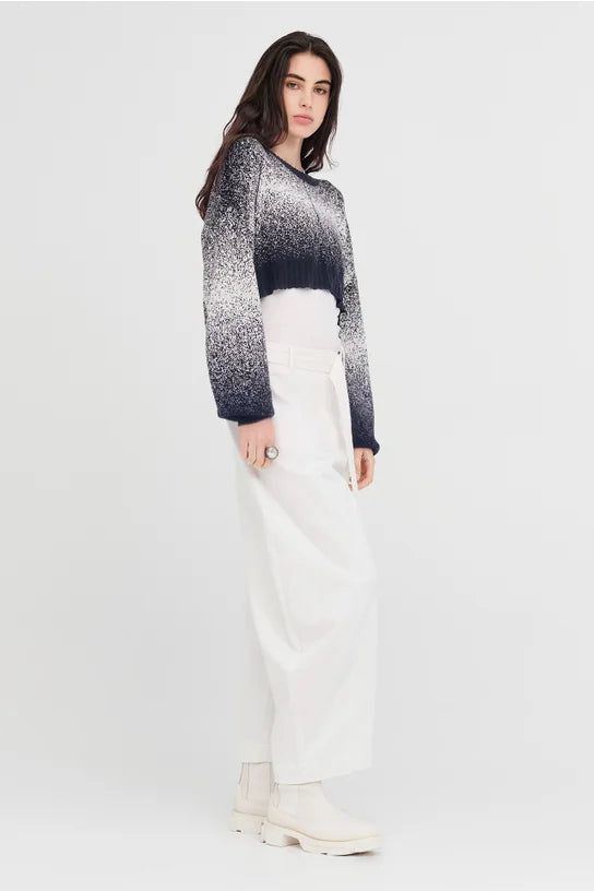 Gradient Art Sweater - Smoke/Ivory