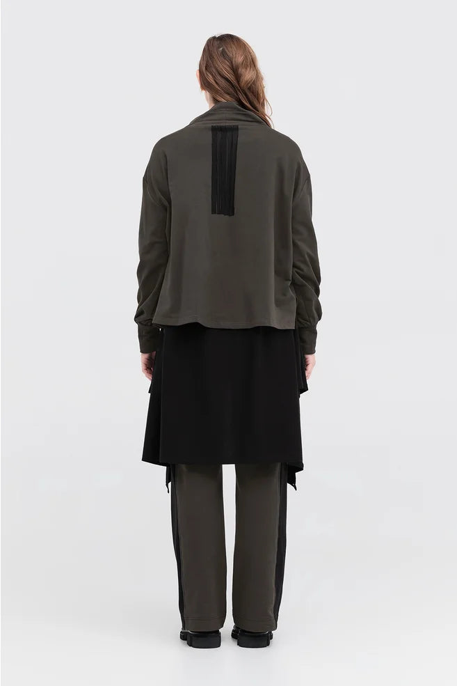 Strip Brink Sweater - Tarmac/Black