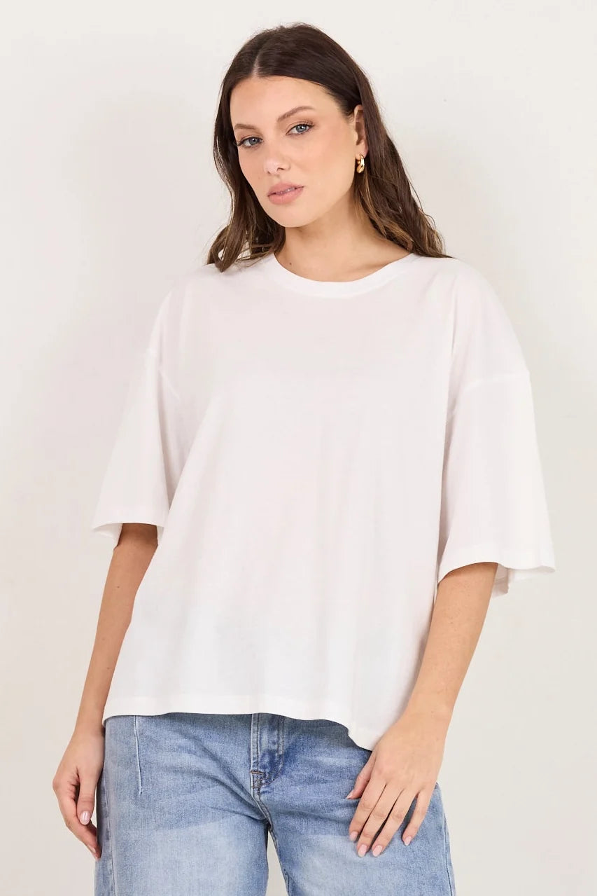 Boyfriend White Oversized Tee