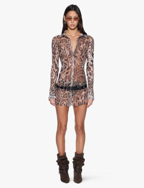 Devin LS Shirtdress - Wild
