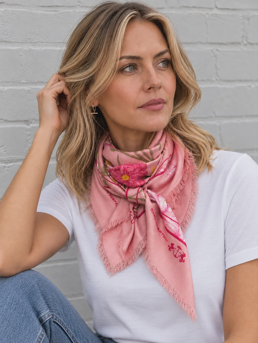 Dark Hampton The Caroline Petite Wool Silk Scarf