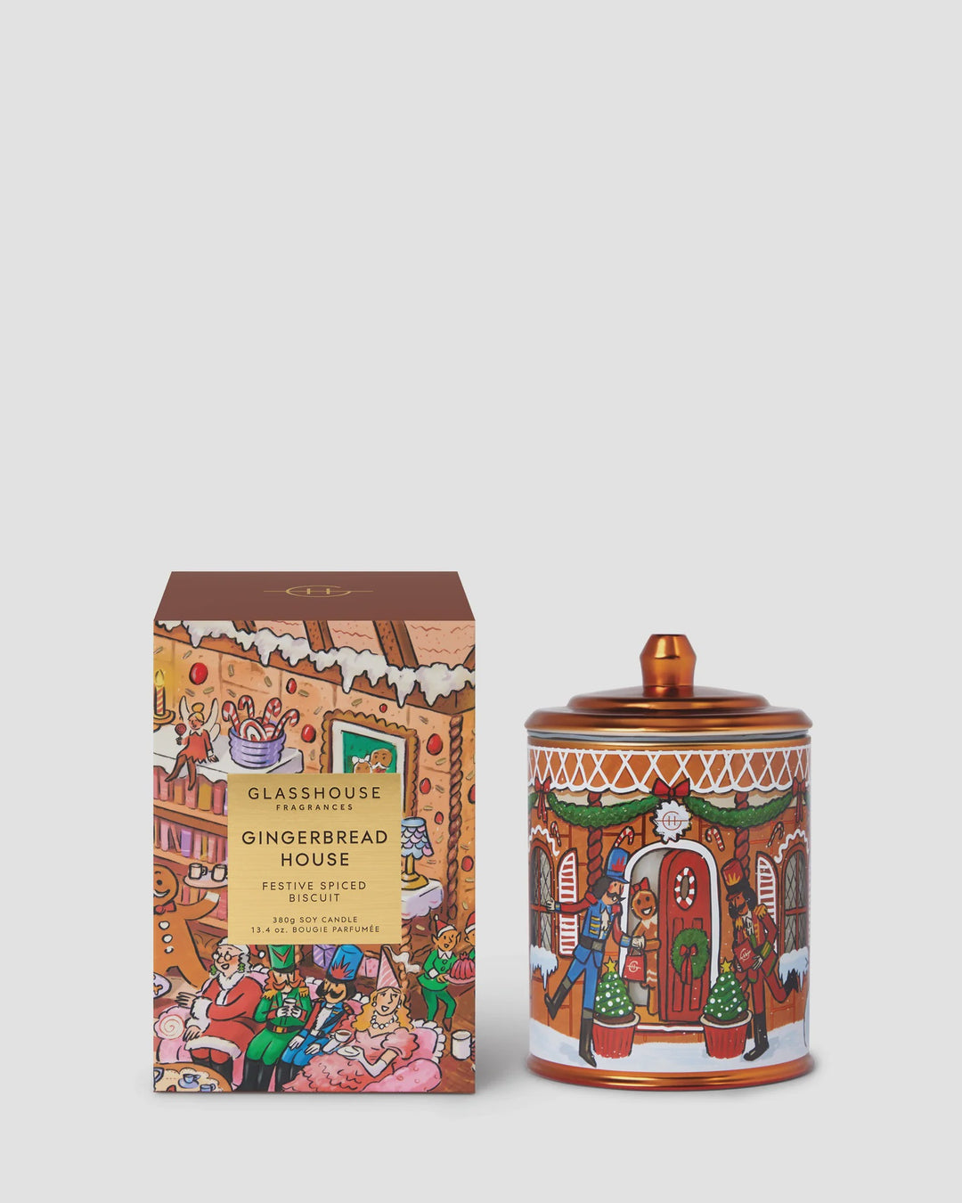 Gingerbread House Candle 380g X26