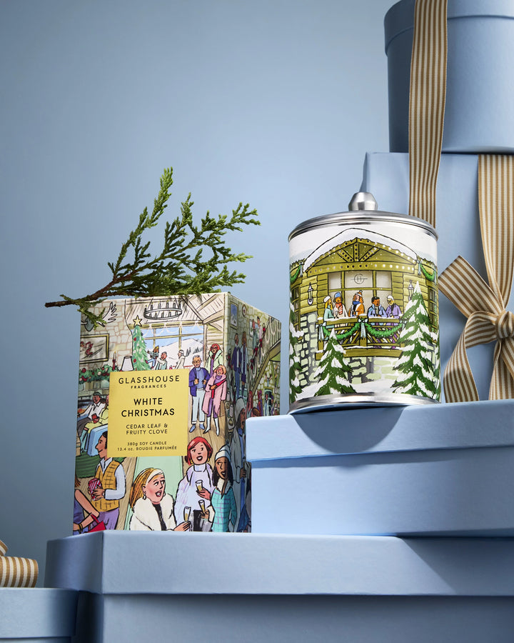White Christmas 380g Candle X26