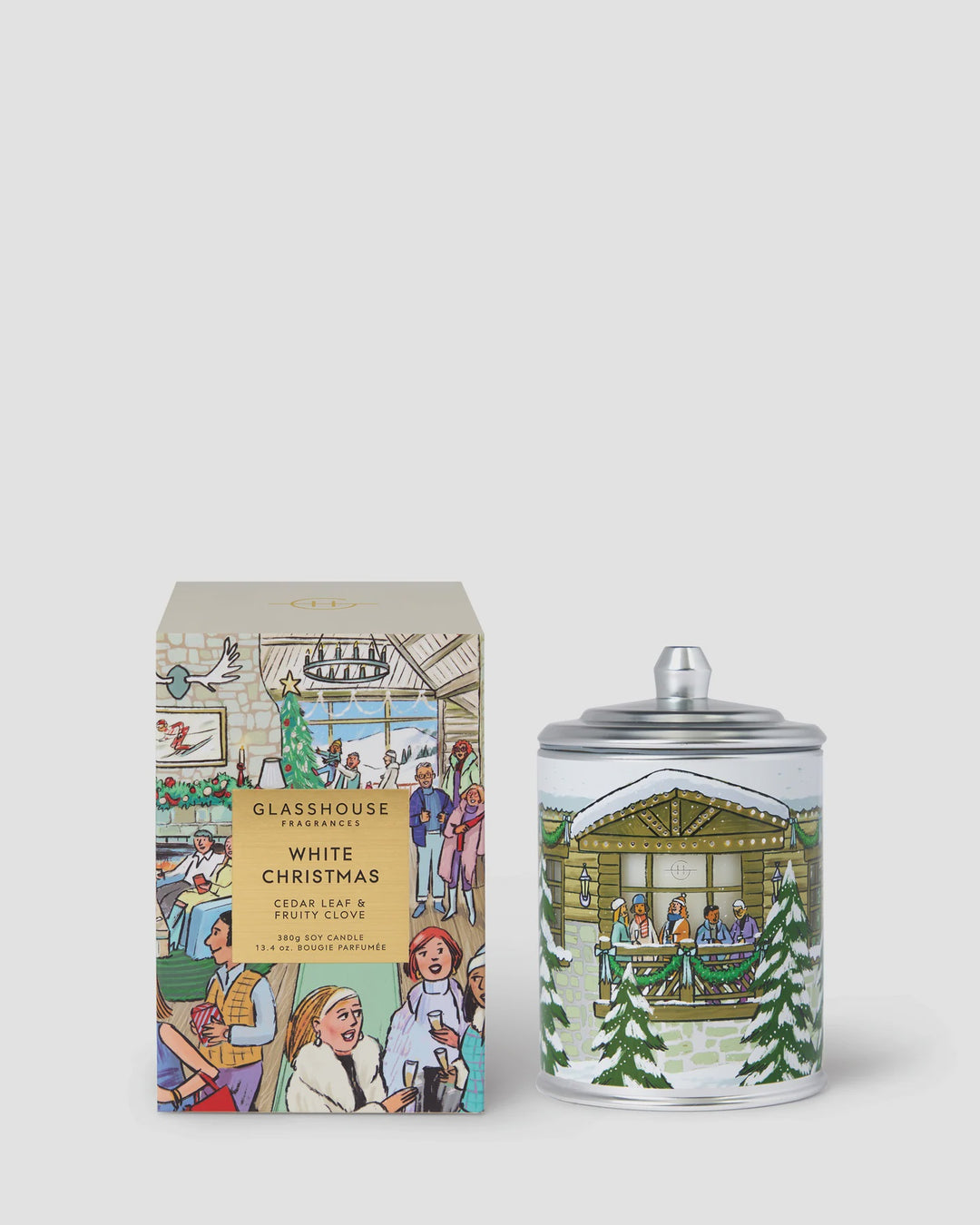 White Christmas 380g Candle X26