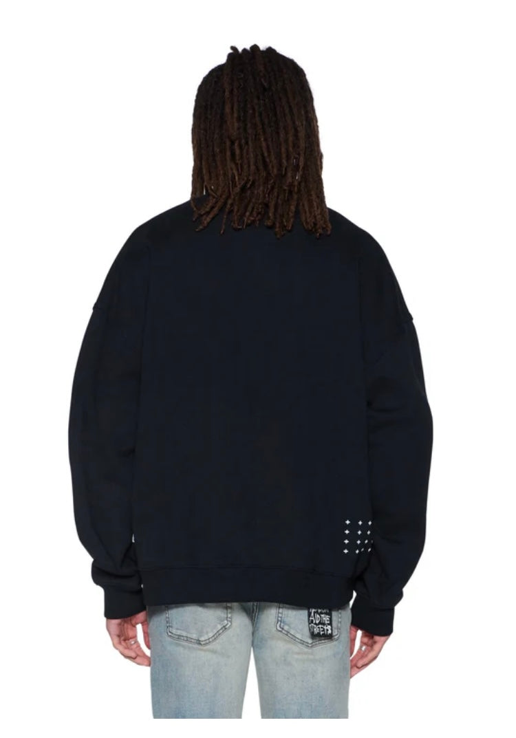 Plated Ekcess Crewneck - Jet Black