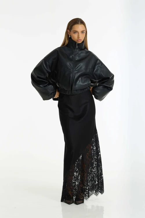 Softly Spoken Skirt - Black Lace