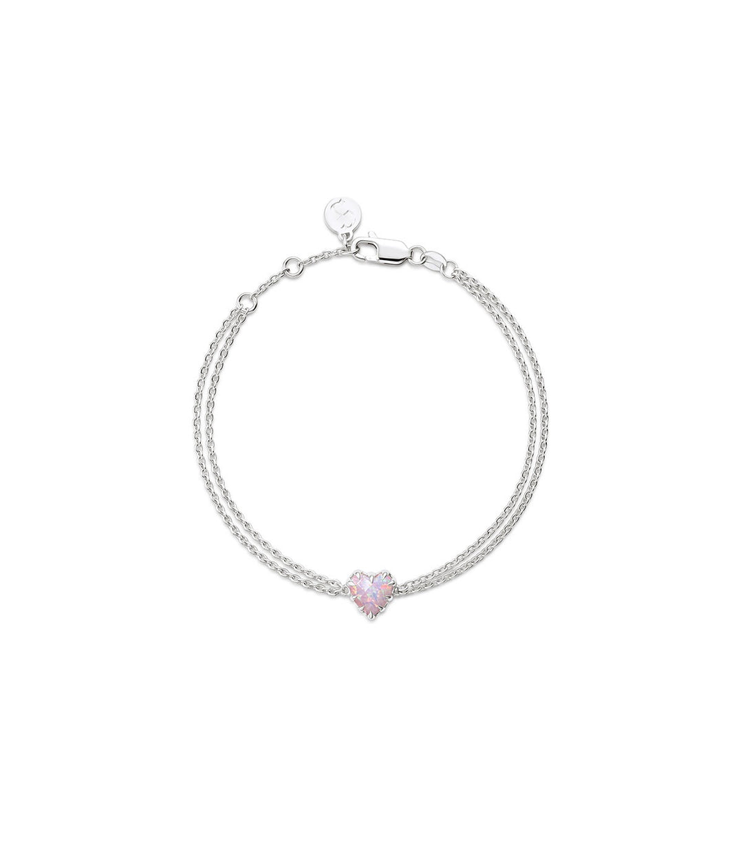 Love Claw Bracelet - Pink Bello Opal