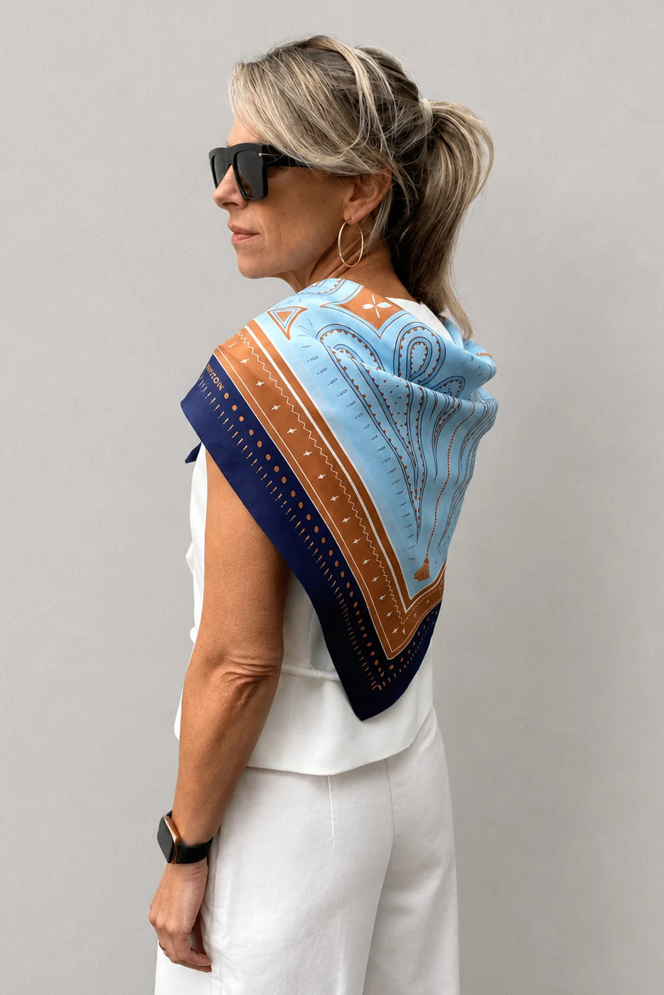 DH x Ellie Compton The Lawrie Silk Scarf