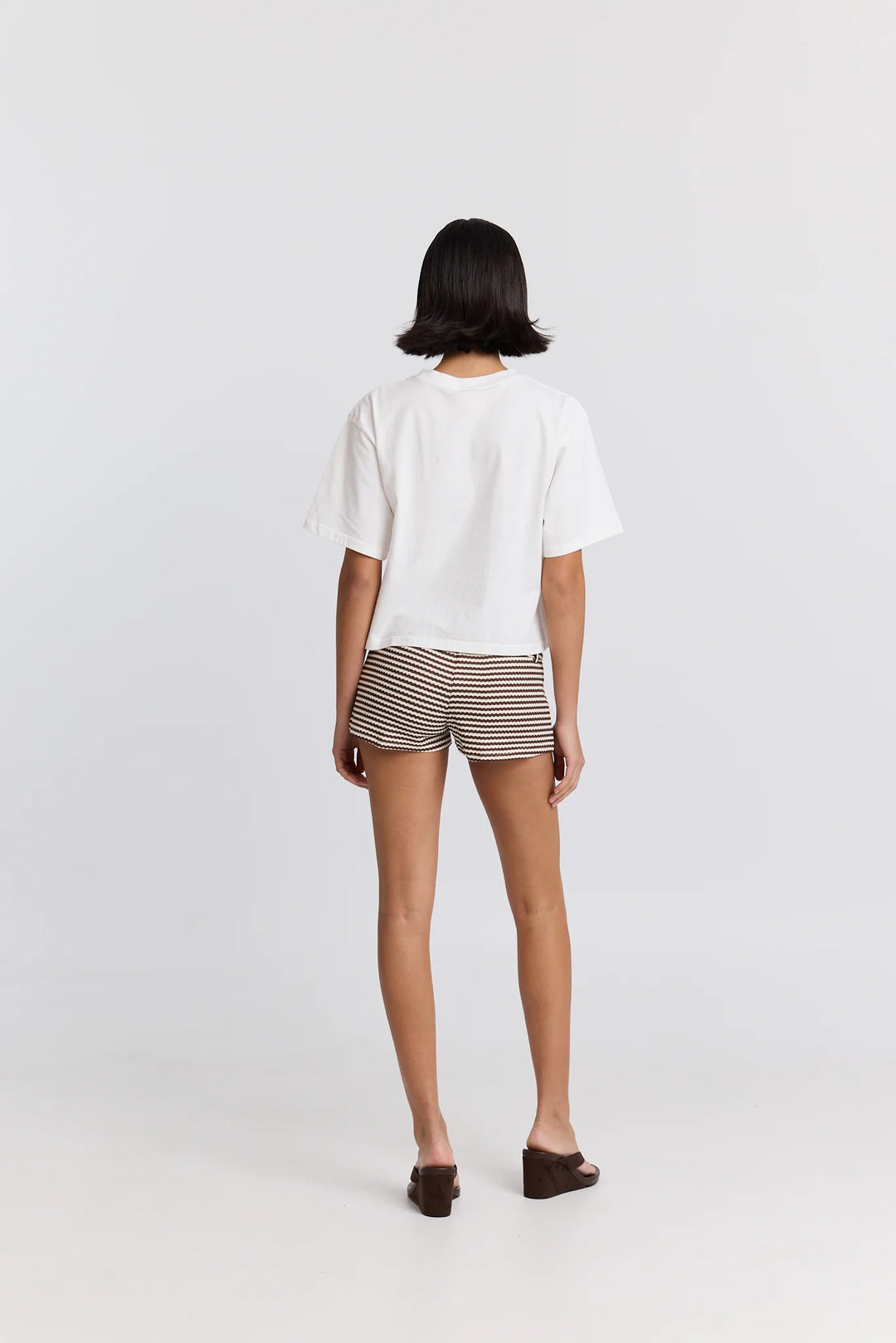 Tiramisu Boxy Crop Tee